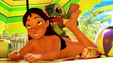 - Nani and Stitch's Wet and Wild Adventure in FroggySfm