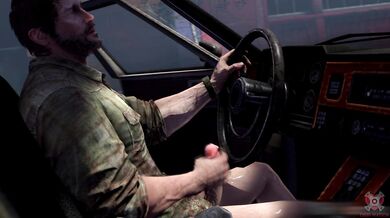 Car-Wanking Joel Ejaculates with Pleasure