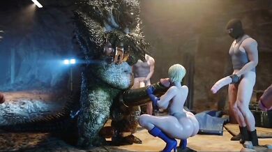 Powerful Superheroine Gets Defiled in a Nerdy Fantasy