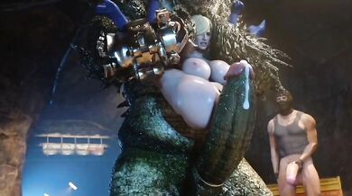Powerful Superheroine Gets Defiled in a Nerdy Fantasy