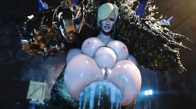 Powerful Superheroine Gets Defiled in a Nerdy Fantasy