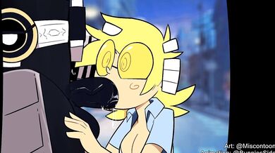 Slutty Owl Girl Gives a BJ on the Beach with Bunny Pals [Miscontoon]