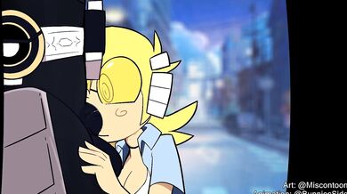 Slutty Owl Girl Gives a BJ on the Beach with Bunny Pals [Miscontoon]