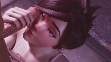 Blowjob Battlefield: Tracer Rashed by Nemain