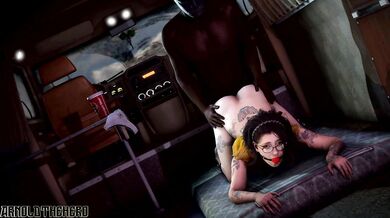Nico's Blacked Contact Gets Playful When The Team's Away! [Arnoldthehero]