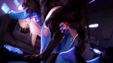 Samus' Rough Sex with Monstrous Canine [ambrosine92]