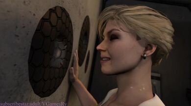 Drooling over Cassie's Creamy Cocksucking Skills in 'Glory Hole Blowjob'