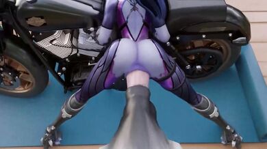 Widow's Erotic Encounter with a Horse in the Fountain