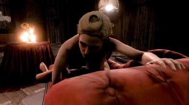 Nora takes Irma from behind with her strapon!