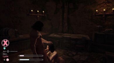 Lydia's Anal Adventure with Dragonborn in the Dungeons of Salmagros