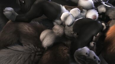 [4K] Intersex Loona's Werewolf Pack Orgy (Alternate Version)