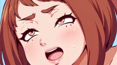 Ochako Uraraka's My Hero Academia Bukkake [Gangbang]
