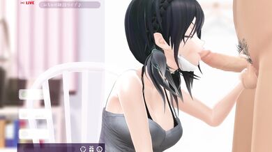 Massive Facial Cumshot in Mitsuki's Streaming Live Show!