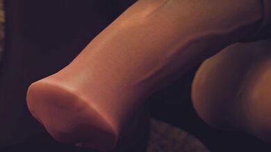 Bull-like Hermaphrodite Self-Pleasure