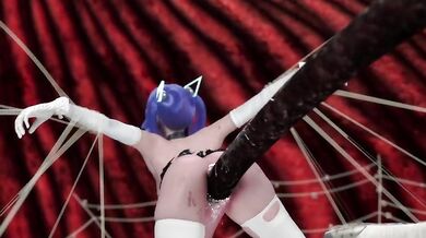 A Tight and Wet Spider Outfit Destruction by Ulala