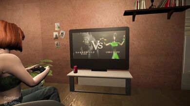 Gamer Futanari Cumshot from Taker's POV