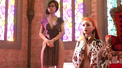 The Queen's Bountiful Reward for a Futa Dancer from the Orient