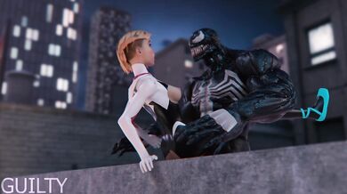 Gangbanged by Spider-Man's Girlfriend and a Symbiote Monster: Guilty Pleasure!