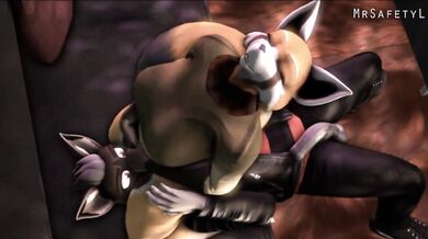 Haida's Anal Intrusion of Retsuko - The Safety Lion's Dominance