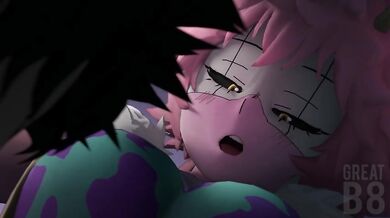 Male Futanari Deku Takes on Greedy Big-Cocked Female Partner in Hardcore Intergalactic Erotic Adventure.