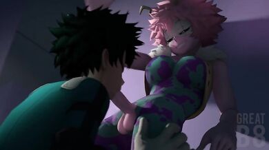 Male Futanari Deku Takes on Greedy Big-Cocked Female Partner in Hardcore Intergalactic Erotic Adventure.