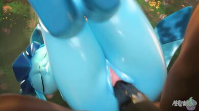 Graceful Meet and Fuck with Glaceon in the Woods