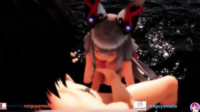 Nia's Hot BJ in Xenoblade Dungeon