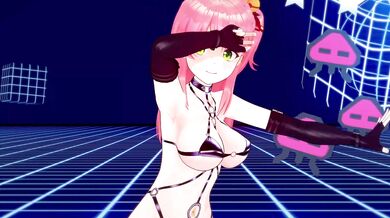Mind-Blowing Mini Miko Sakura in Haniwa's Dirty Garden