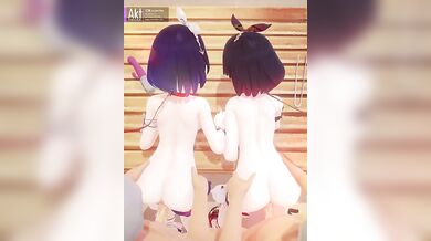 Veliona's Threesome with the Seele Triplets