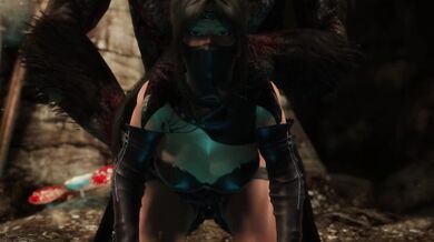 Assassin's Anal Attacked by Troll's Towering Tool in Lost Paradise