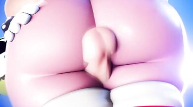 Amy Gets Pounded Hard by the Surging Thighs
