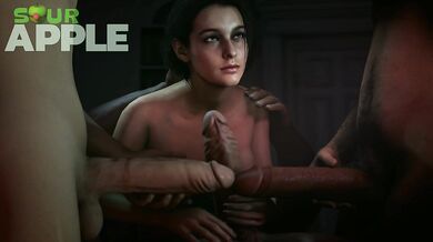 Jill's Juicy Love Tubes Stuffed with Hard Rod Sandwich