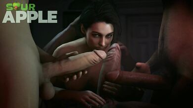 Jill's Juicy Love Tubes Stuffed with Hard Rod Sandwich