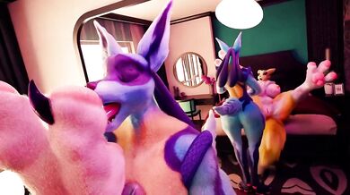 Luscious Lucario's Ravenous Raping of Lovely Licas