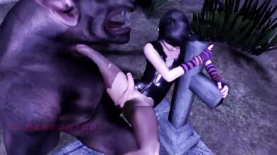 Beastly Ass-Fucking of a Thirsty Vampire [male receiving]