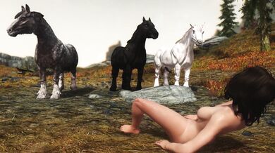 Slutty Girl Gets Huge Dragon Dick Inserts in New Skyrim Series - DragonsCumInsideHer 271