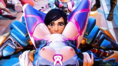 Pharah Dva's Sweltering Sex Slam Dunks