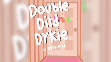 Two Cocks Stuffing This Dyke's Hole