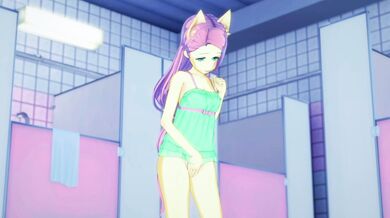 Wet and Wild: Fluttershy Gets Freaky in the Shower Room - Fully Animated!