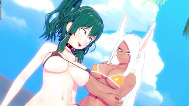 Deku Gals with Futanari Ladies: Erotic Eightsome [XXX]
