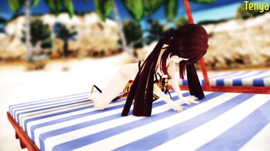 Buggered on the Beach by Bizarre Insectoid Creature