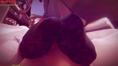 Pantyhose Foot Fetish Fiesta with Ada Wong!