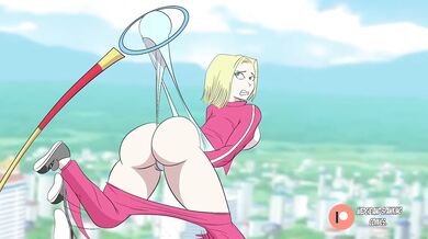 Bend Over and Take It: Android 18's Tight Butt Gets Paddled Hard