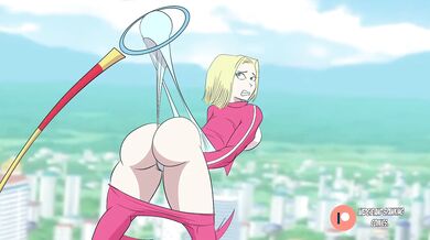 Bend Over and Take It: Android 18's Tight Butt Gets Paddled Hard