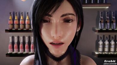 Tifa's Rough Pub Romp with Cloud