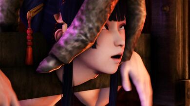 Nyotengu's Slutty Reverse Cowgirl Ride - LordAardVark