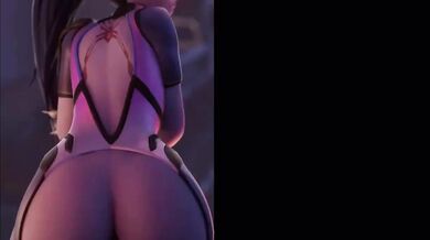 Widowmaker's tight asshole demolished by a big cock in Overwatch