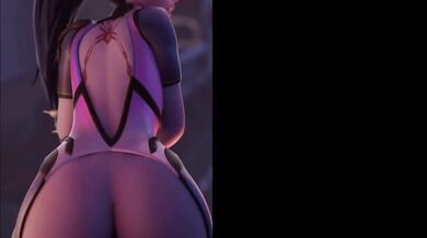 Widowmaker's tight asshole demolished by a big cock in Overwatch