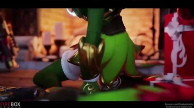 Naughty Tracer Gets Banged in the North Pole by Santa's Elves in 'The Night Before Christmas,' a Steamy New Release from Fireboxstudio