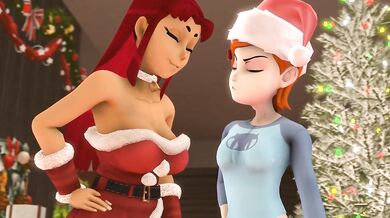 Space Bitches Get Licked: Starfire & Gwen's Tongue Twister